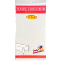 54'' X 108'' Clear Rectangular Tablecover Plastic