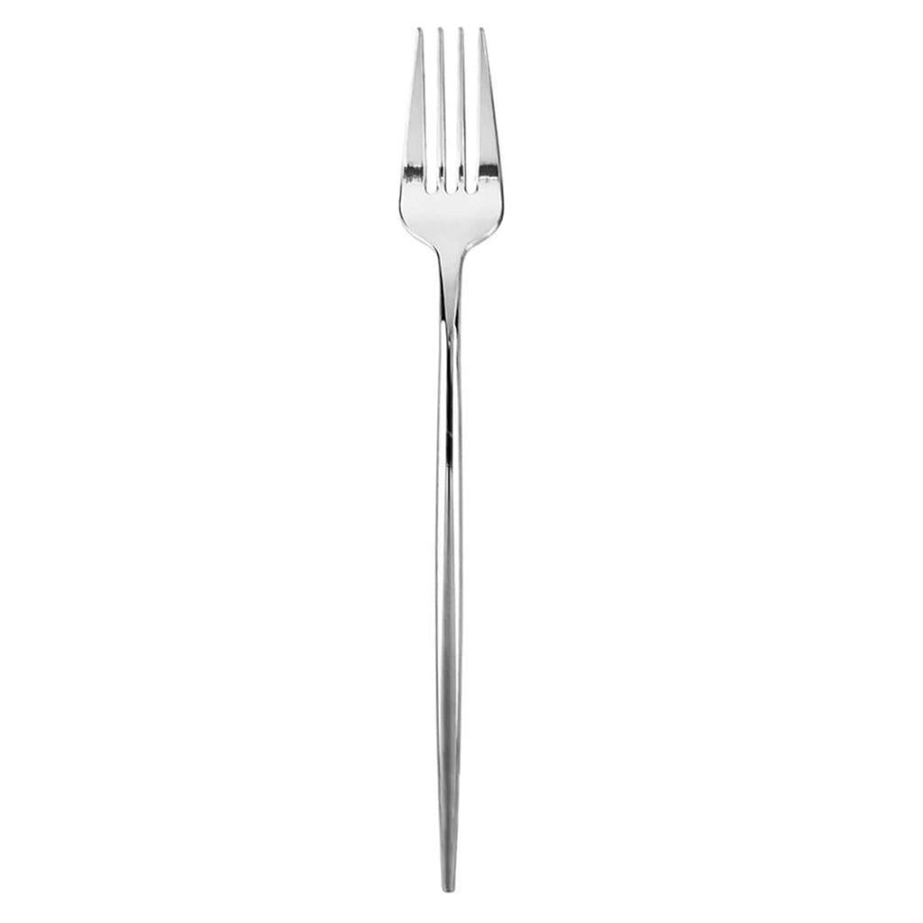 Novelty Cutlery Dinner Fork Silver Plastic