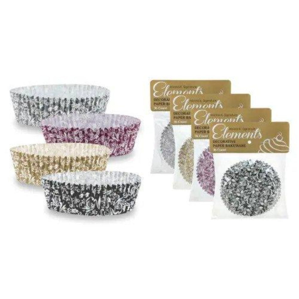 3" Paper Assorted Baking Cups 36 Pack