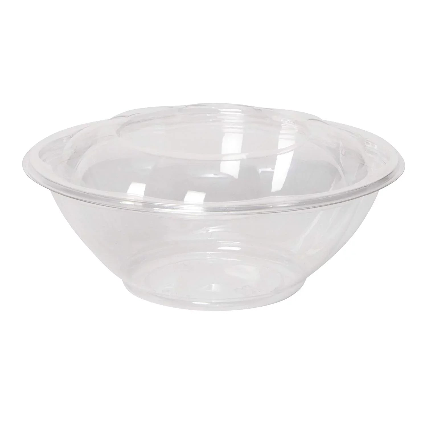 24oz Rose Salad Bowls To-Go Containers with Airtight Lids Disposable plastic