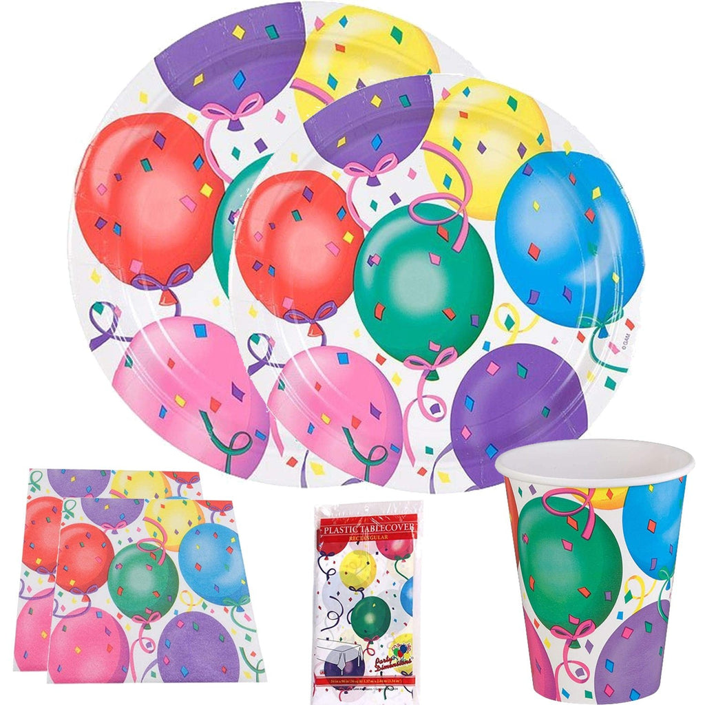 9oz Hot & Cold Paper Cups Birthday-Party Healy's Balloons 12 pack