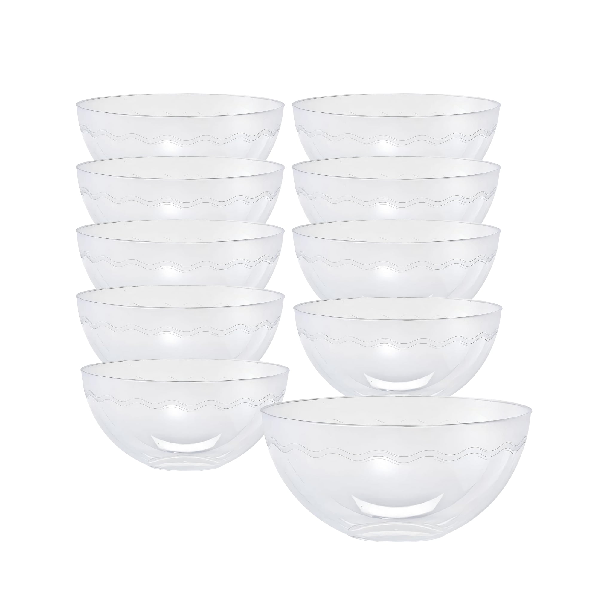 52oz Bowl Plastic Clear - 1 Bowl Per Pack