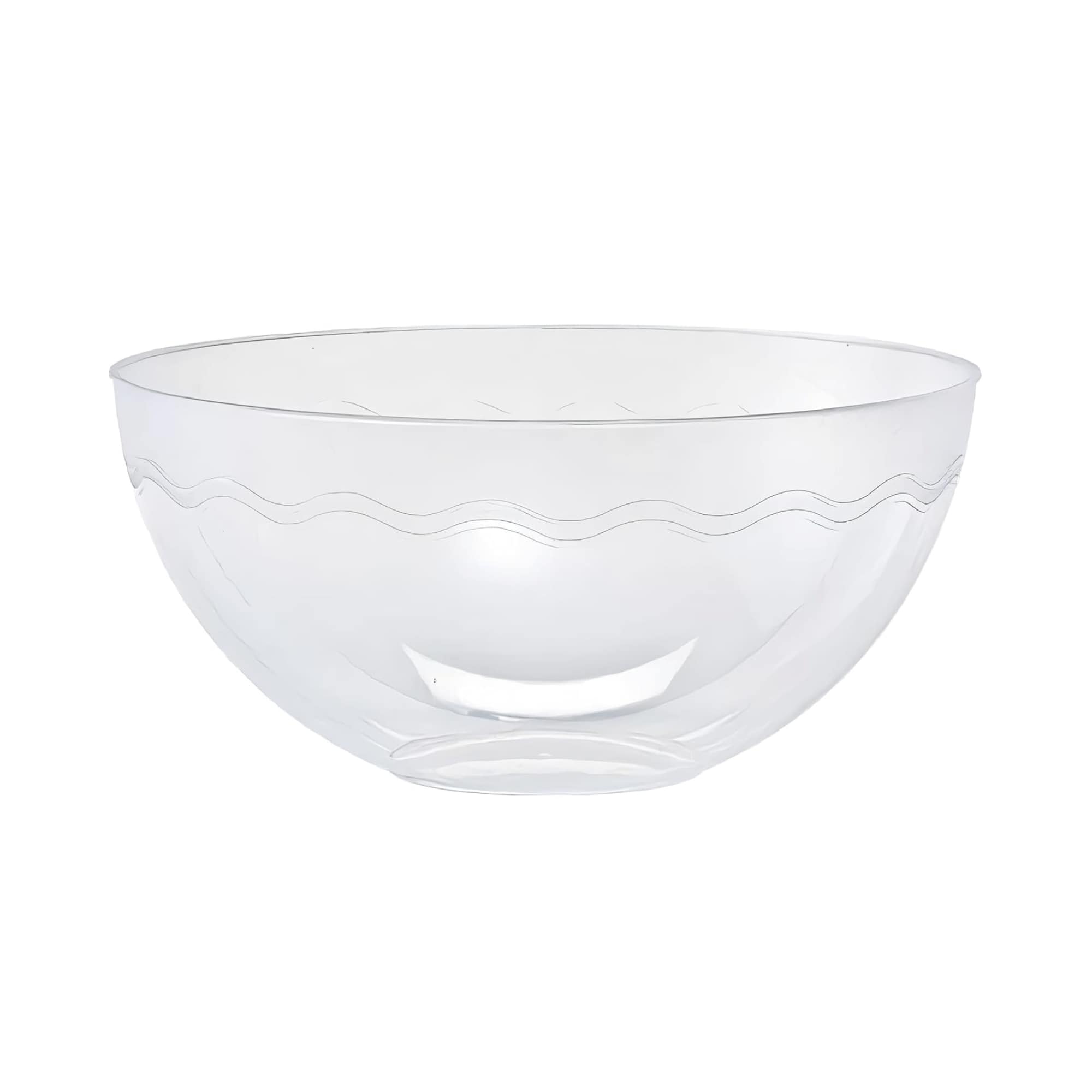52oz Bowl Plastic Clear - 1 Bowl Per Pack