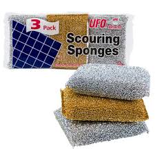 UFO Multi Purpose ScouringSponges: 3 Pack