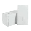 Letter I Silver Monogram Paper Dinner Napkins 14 Pack