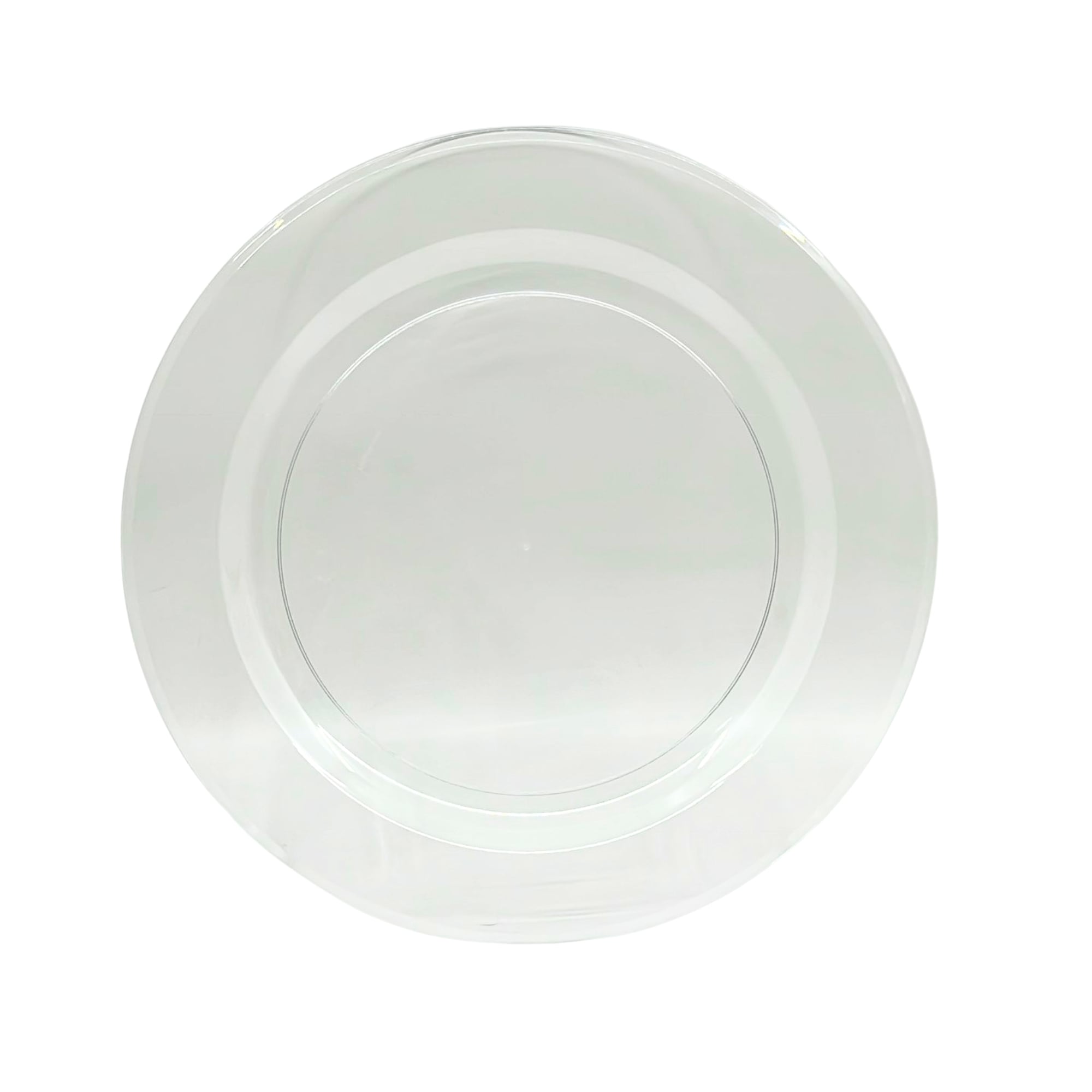 *JUMBO PACK* 7.5" Salad Plate Clear Magnificence Heavy weight Plastic