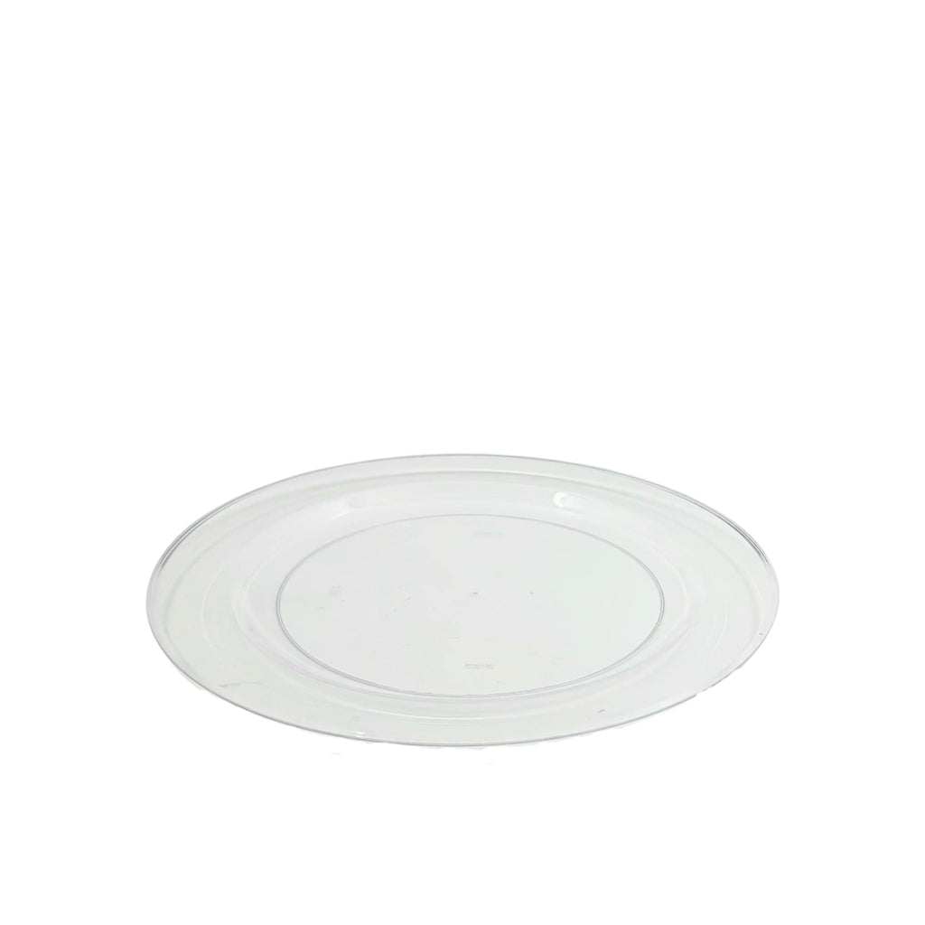 *WHOLESALE* 7.5" Clear Salad Plate Heavy weight Plastic Magnificence 320/Case