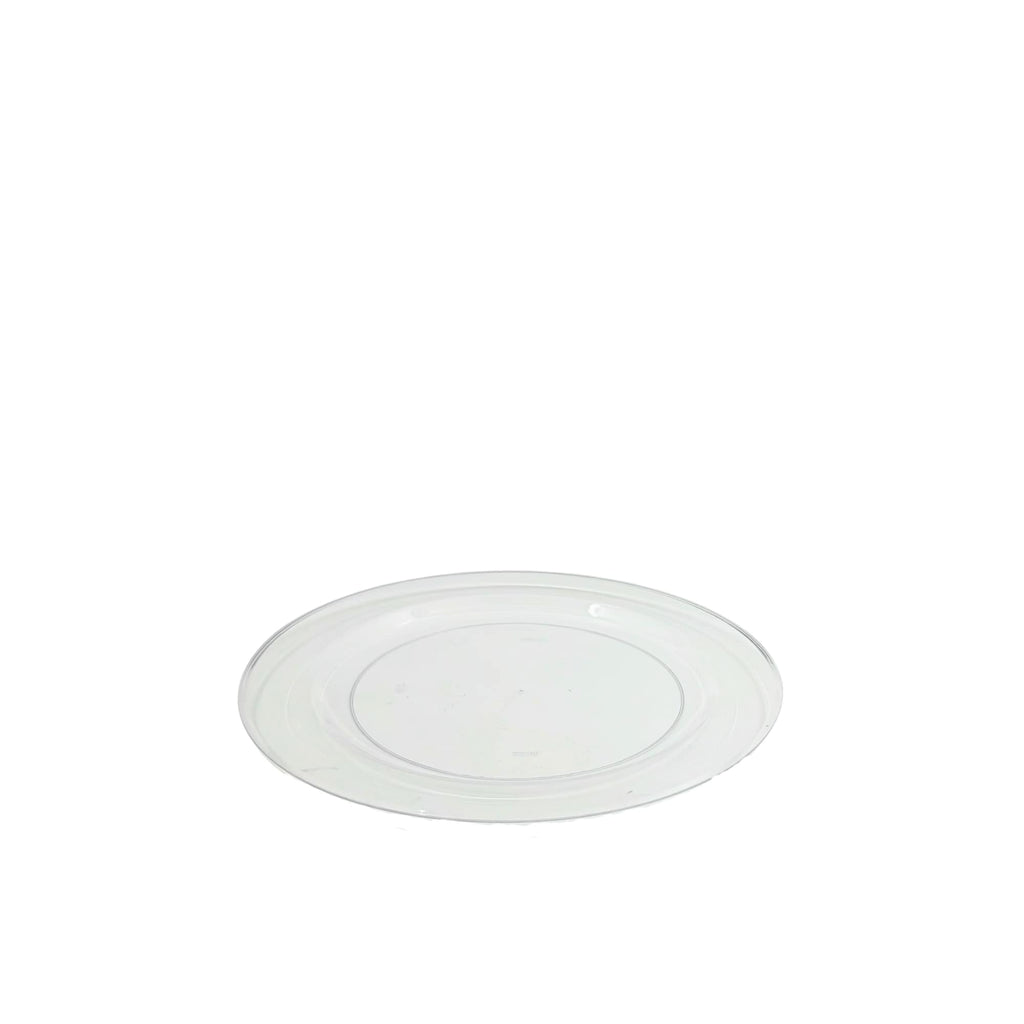 *WHOLESALE* 6.25" Clear Dessert Plate Heavy weight Plastic Magnificence 320/Case