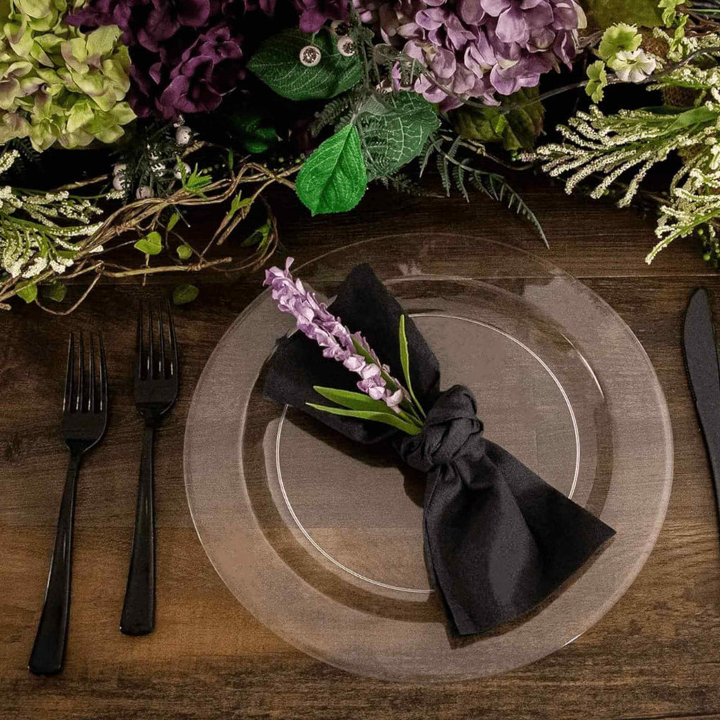 *JUMBO PACK* 10.25" Dinner Plate Clear Magnificence Heavy weight Plastic