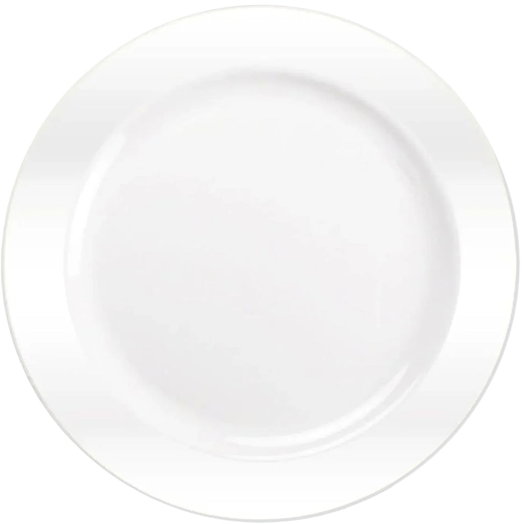 JUMBO PACK* 10.25" Plate White Magnificence Heavy weight Plastic