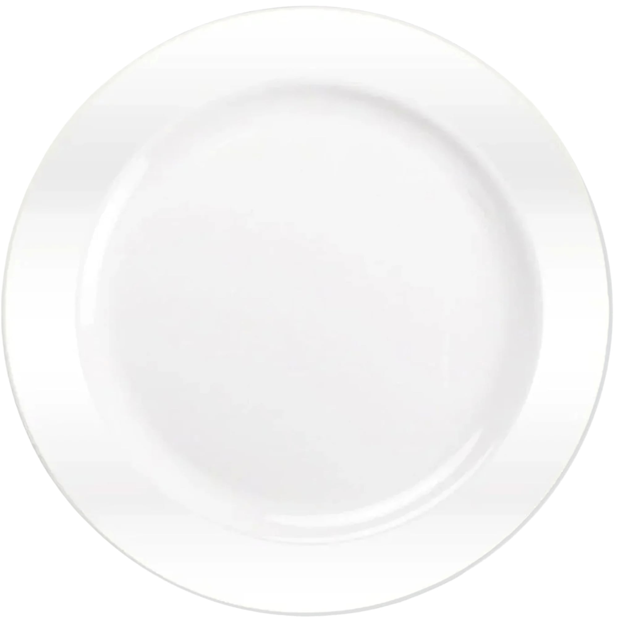 JUMBO PACK* 10.25" Plate White Magnificence Heavy weight Plastic