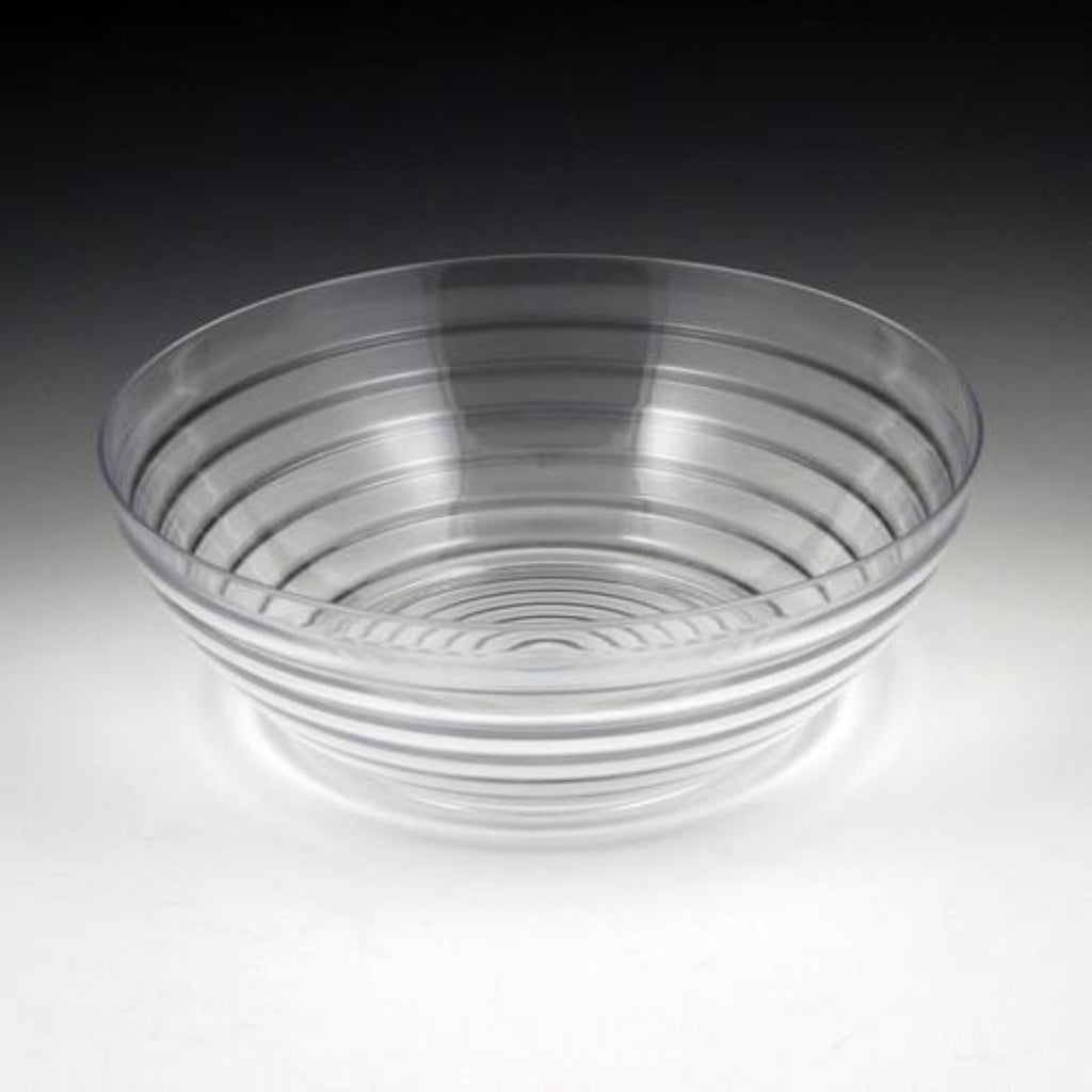 5 Quart 11 inch Large Ringed Serving Bowl Heavyweight Plastic