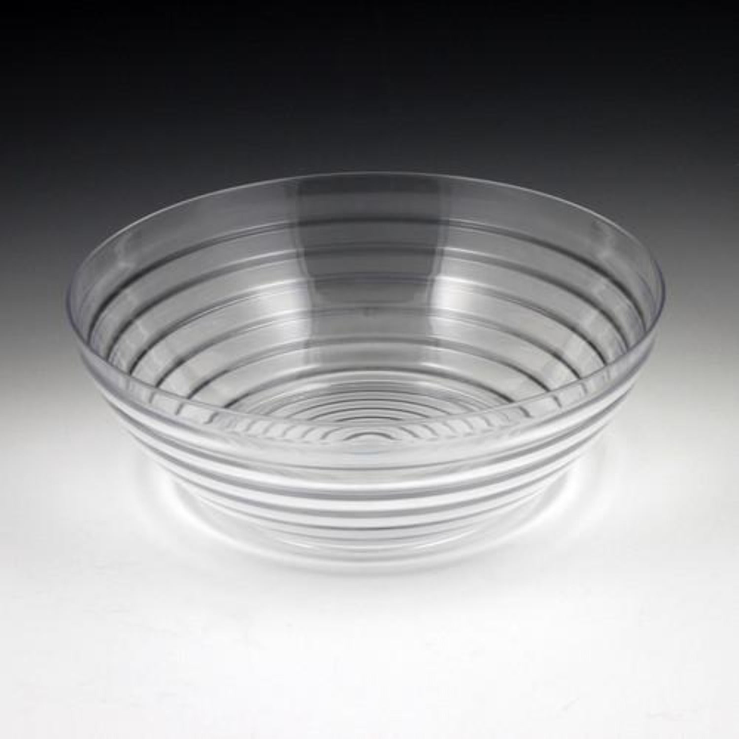 5 Quart 11 inch Large Ringed Serving Bowl Heavyweight Plastic