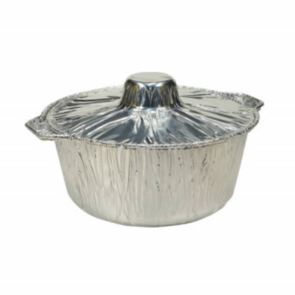 2.75Qtz X-Small Pot With Lid Disposable Aluminum
