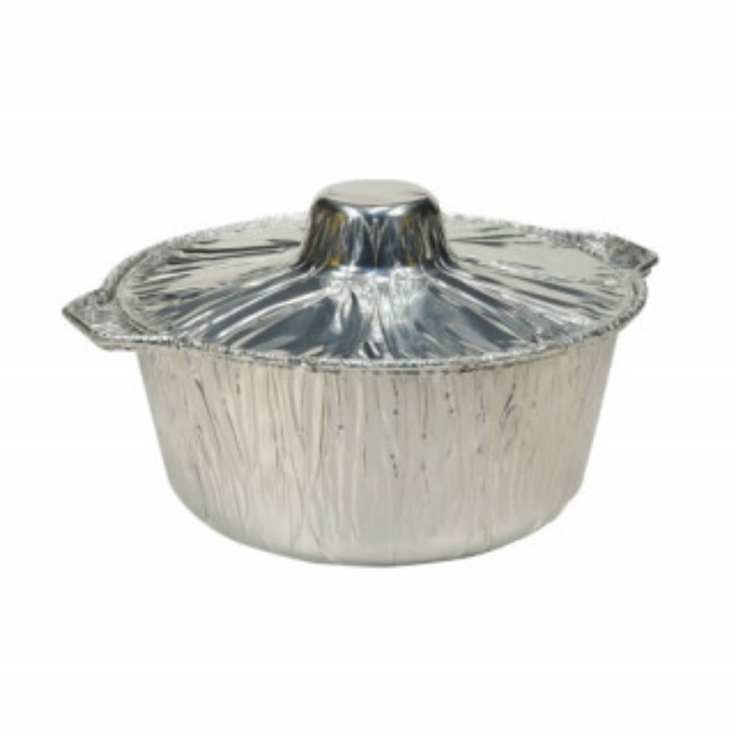 2.75Qtz X-Small Pot With Lid Disposable Aluminum