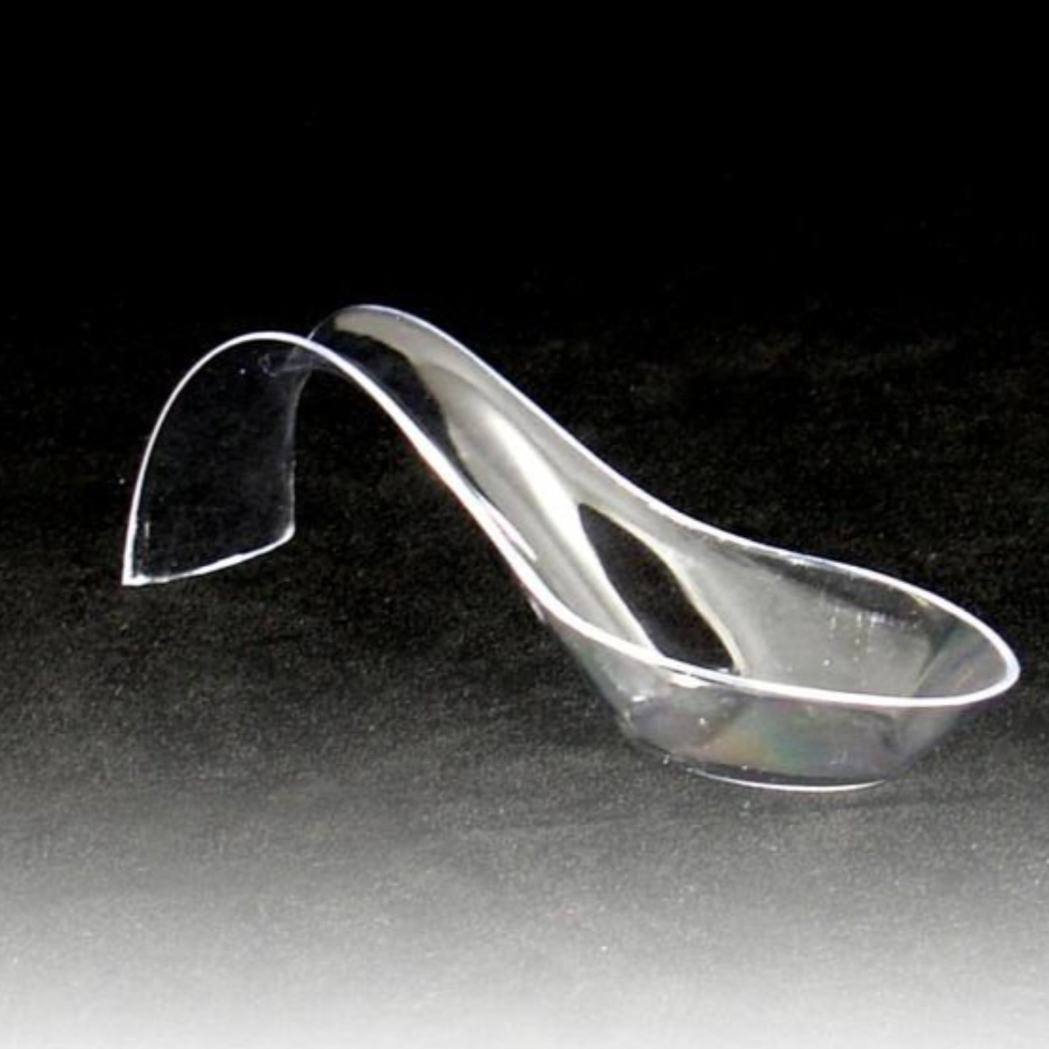 Mini Clear Plastic Presentation Spoon 5 oz