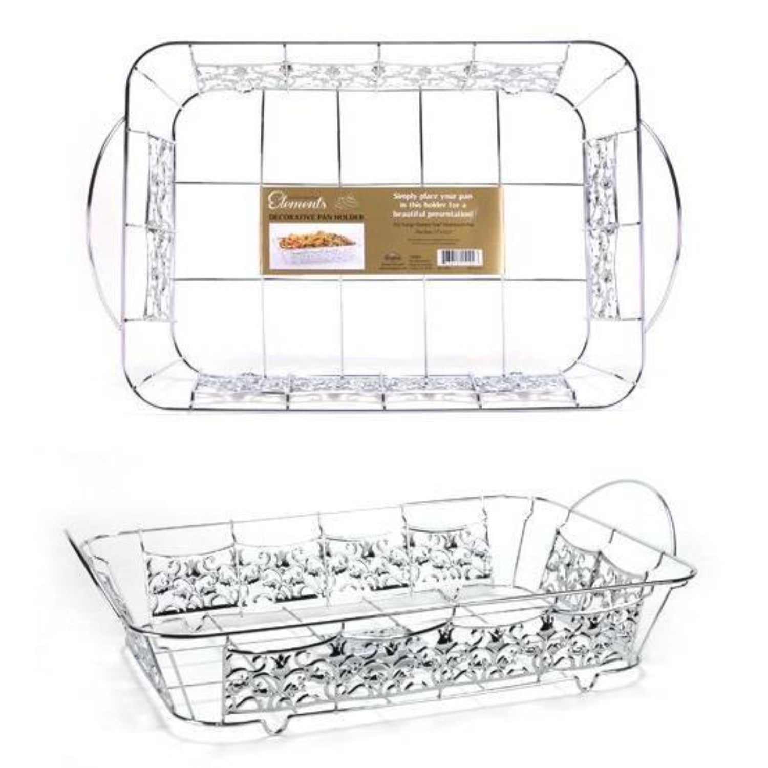 Roaster Decorative Disposable Aluminum Pan Holder