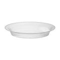 11''X 16'' Bowl Ridged Clear Oval Plastic