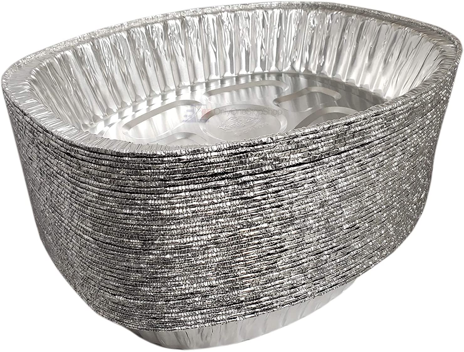 *WHOLESALE* Large Oval Turkey Roaster Pans Aluminum Disposable 100/case
