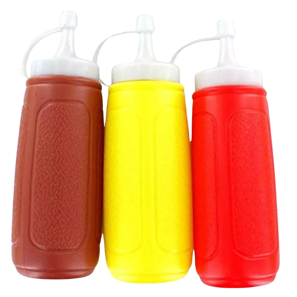 3PCS Picnic Condiment Squeeze Bottle Set