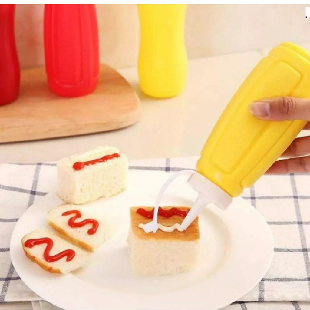 3PCS Picnic Condiment Squeeze Bottle Set
