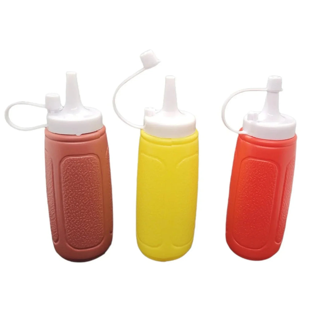 3PCS Picnic Condiment Squeeze Bottle Set