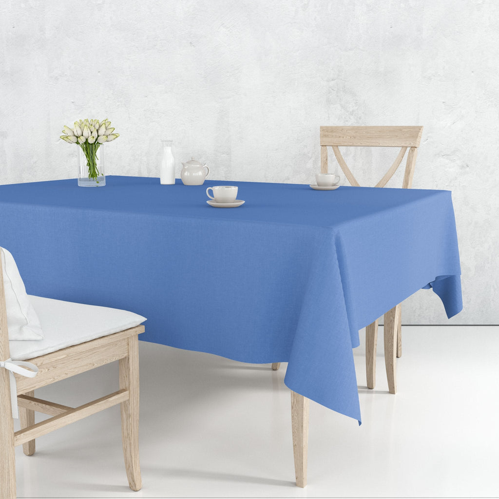 *WHOLESALE* 54''X108'' Blue Rectangular Table cover Disposable Plastic 48/Case