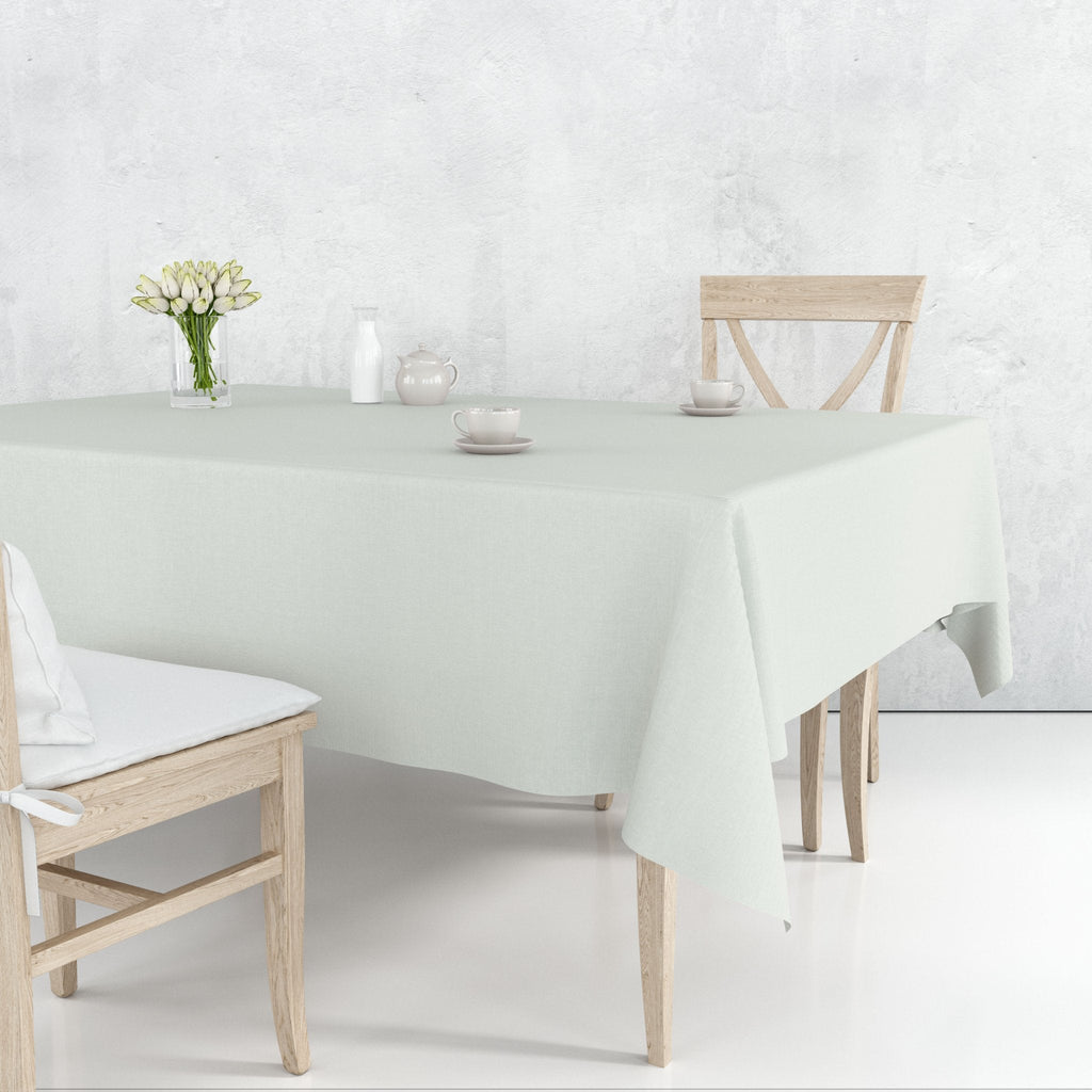 *WHOLESALE* 54'' X 108'' White Rectangular Table cover Disposable Plastic 48/Case