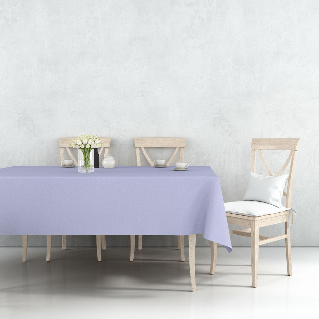 *WHOLESALE* 54'' X 18'': Lavender Rectangular Table cover Disposable Plastic 48/Case