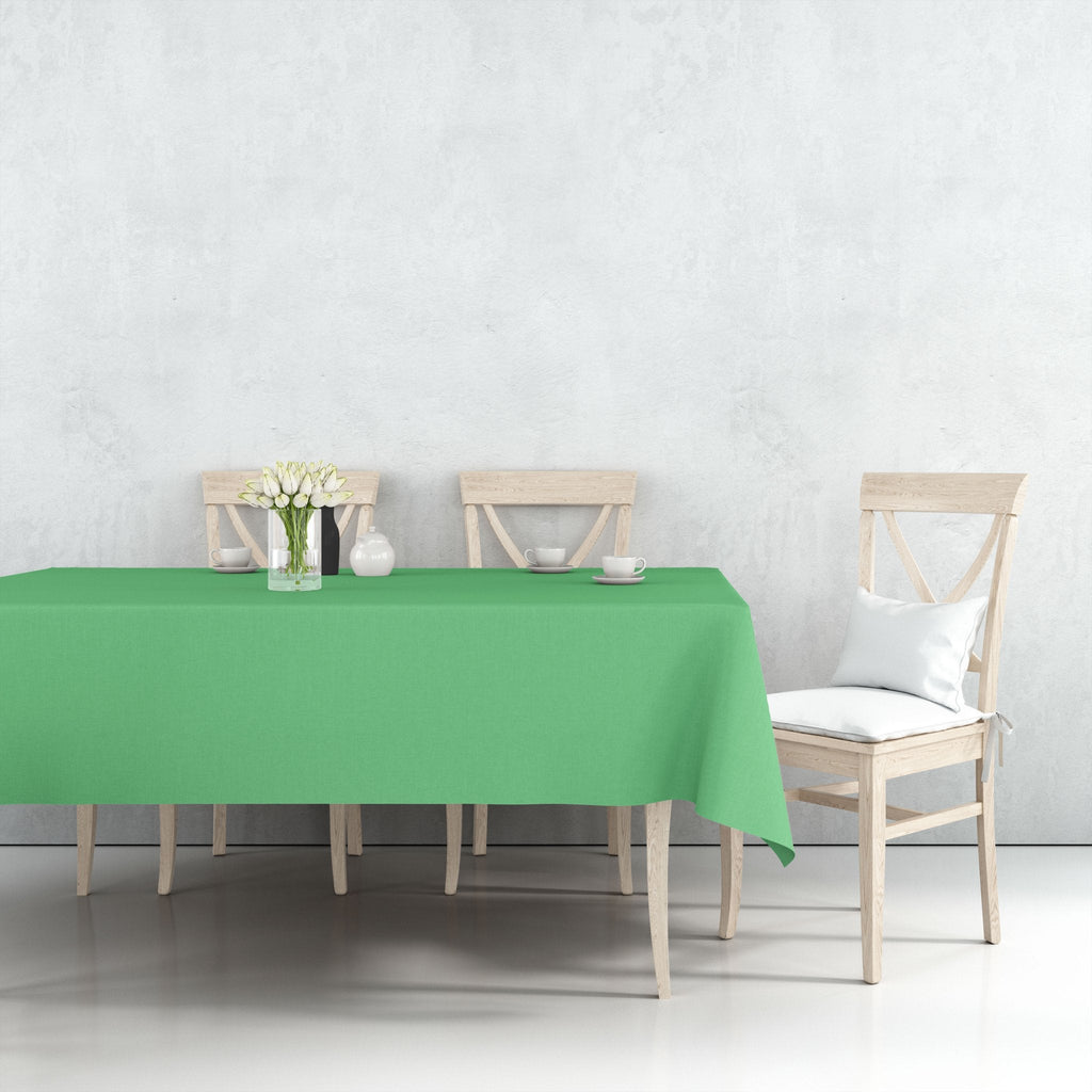 *WHOLESALE* 54''X18'' Green Rectangular Table cover Disposable Plastic 48/Case