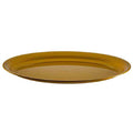 4" X 21'' Gold Oval  Tray Heavy Weight Plastic