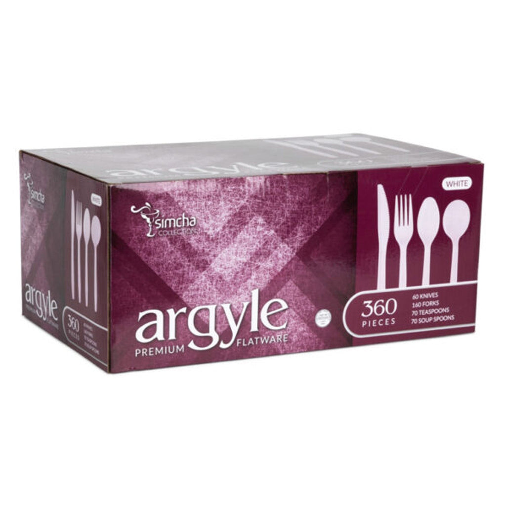 360 Pcs White Utensils Set Disposable Plastic High quality