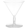 Mini, Clear Martini Glass Plastic